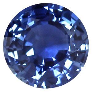 2.51 ct Round Blue Natural Sapphire